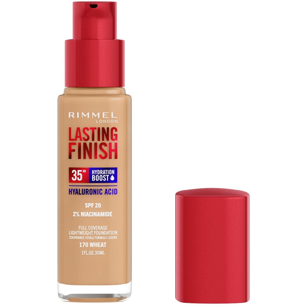 Тональна основа Rimmel Lasting Finish 35h відтінок 170 (Wheat) 30 мл - фото 2