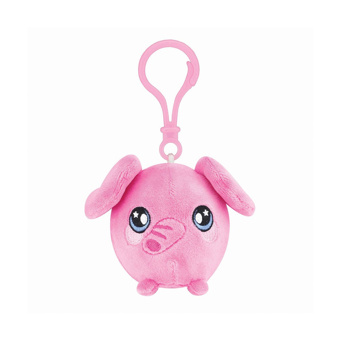 Ароматная мягкая игрушка-брелок Squeezamals S2 Милый Слон, 6 см, розовый (SQS00710E) - фото 1