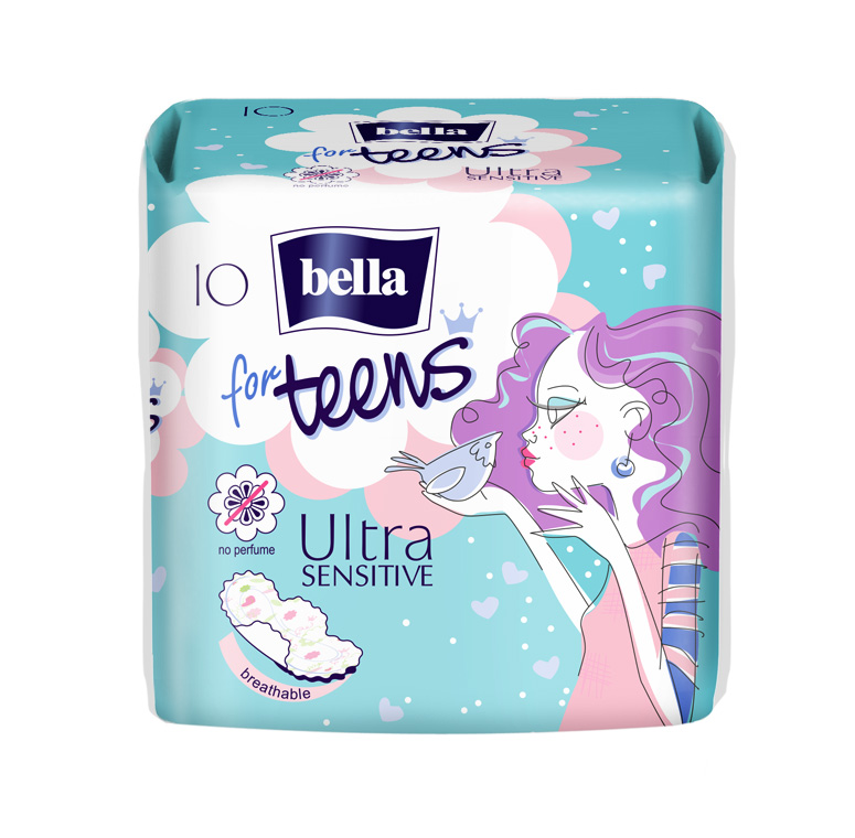 Гігієнічні прокладки Bella for Teens Ultra Sensitive, 10 шт. - фото 2