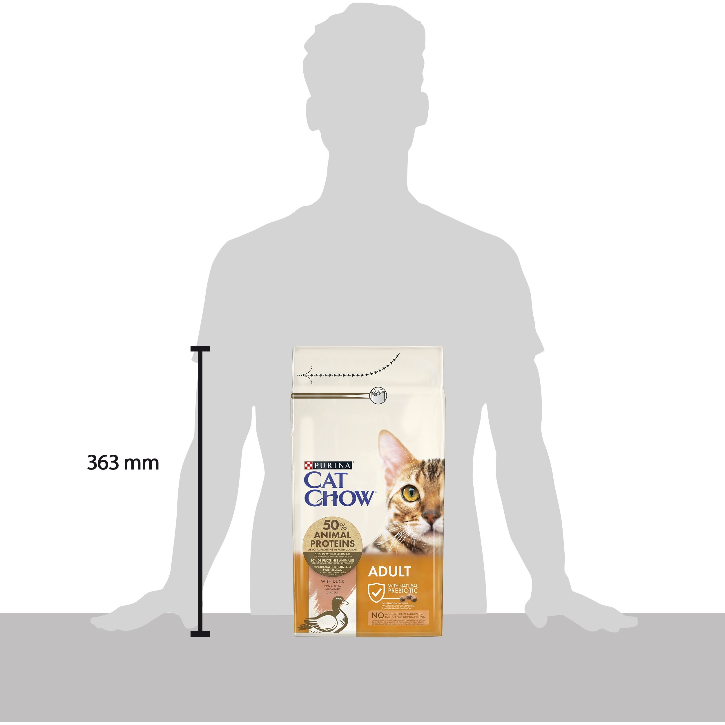 Сухий корм для котів Cat Chow Adult з качкою 1.5 кг - фото 5