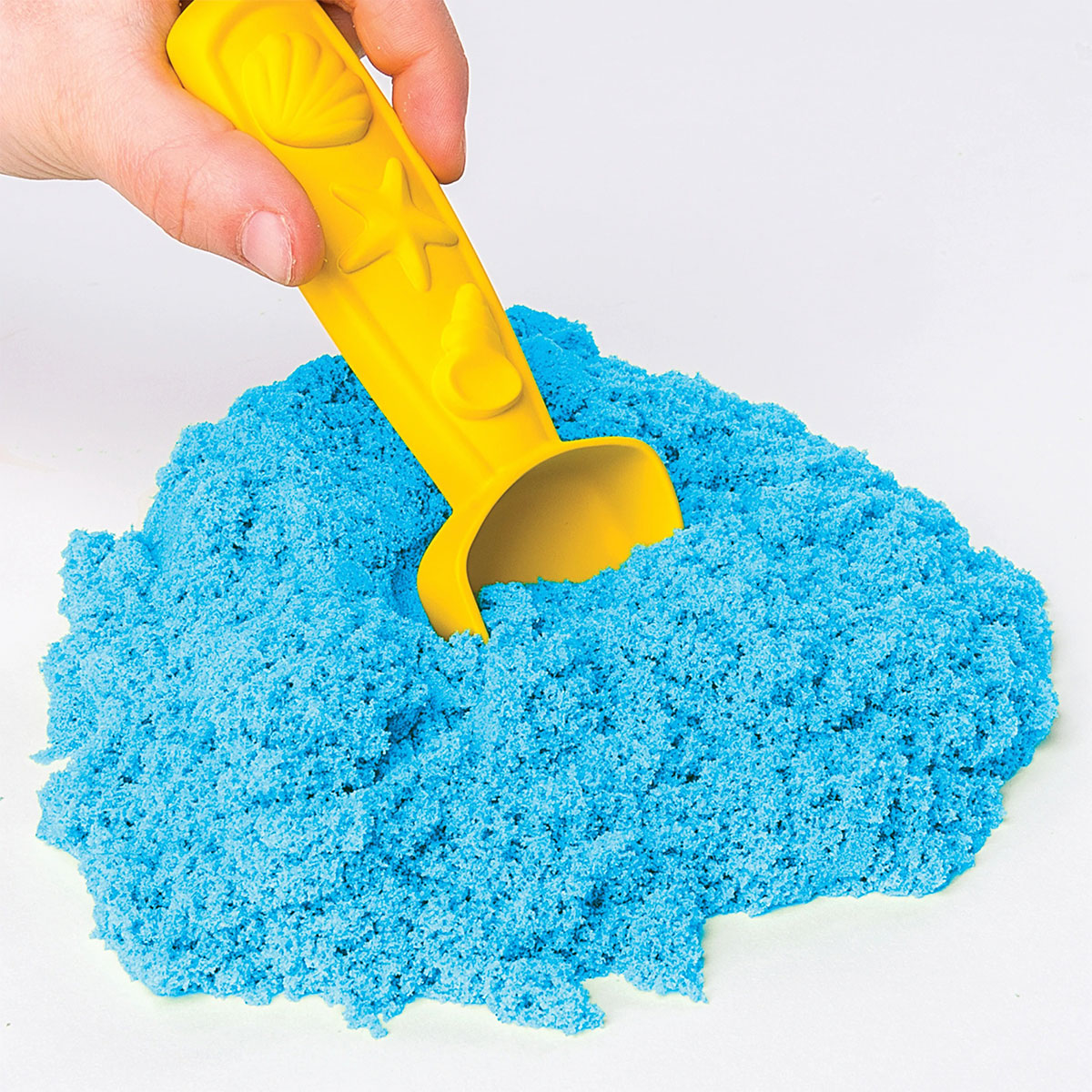 Набор кинетического песка Kinetic Sand Замок Из Песка, голубой, 454 г (71402B) - фото 4
