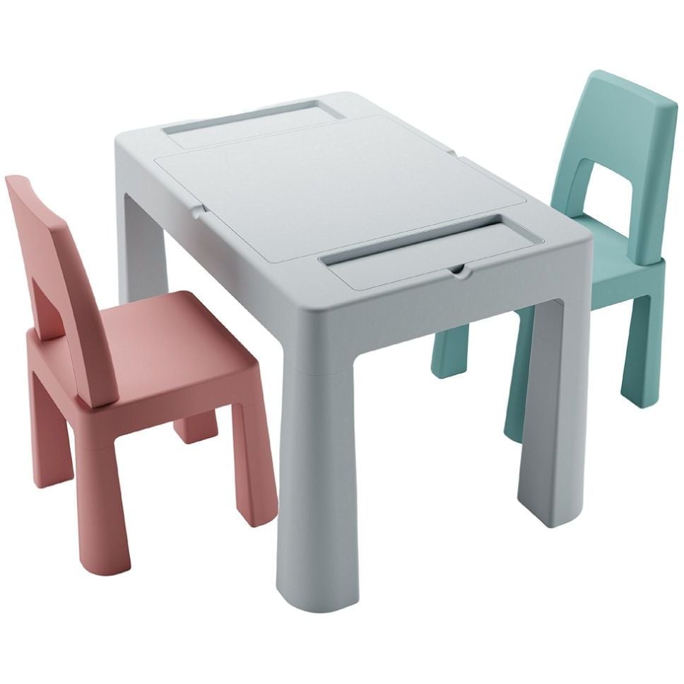 Дитячий столик та два стільці Tega Teggi Мультифан, рожевий (TI-011-174) - фото 1