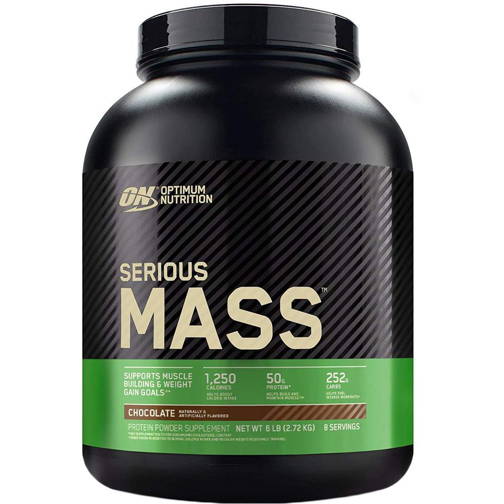 Гейнер Optimum Nutrition Serious Mass Chocolate 2.722 кг - фото 1