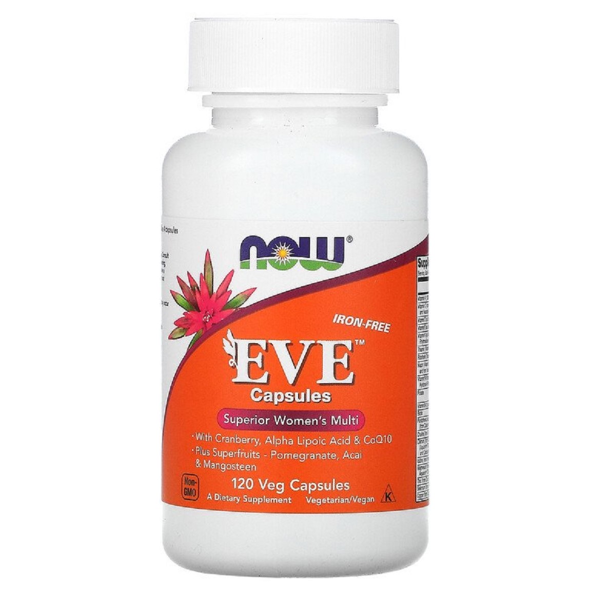 Комплекс для женщин Now Foods Eve Capsules Superior Women's Multi 120 растительных капсул - фото 1