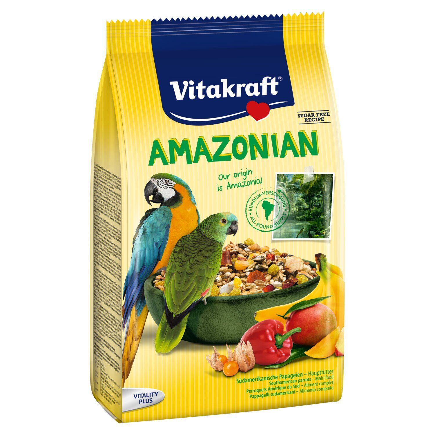 Корм для великих амазонських папуг Vitakraft Amazonian, 750 г (21643) - фото 1