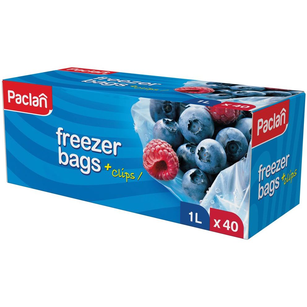 Пакеты для замораживания Paclan, 1 л, 40 шт. - фото 1