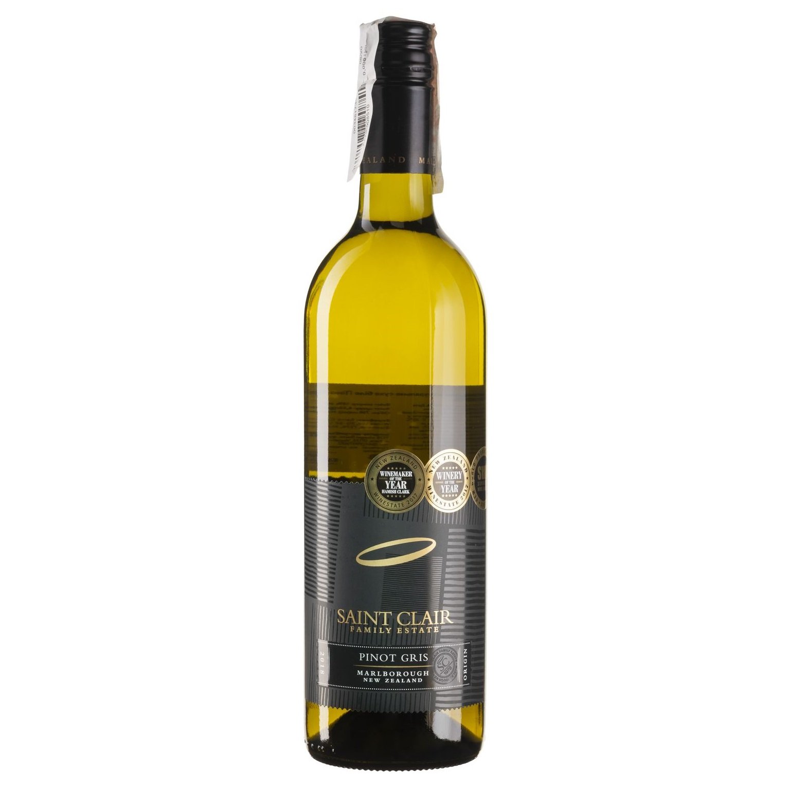 Вино Saint Clair Pinot Gris Marlborough, біле, сухе, 0,75 л - фото 1