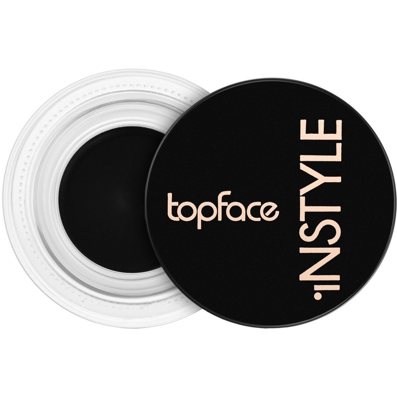 Подводка гелевая TopFace Instyle - Gel Eyeliner PT552 тон 01 black 3.5 г - фото 1