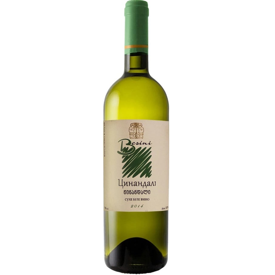 Вино Besini Tsinandali, белое, сухое, 13%, 0,75 л (8000016900858) - фото 1