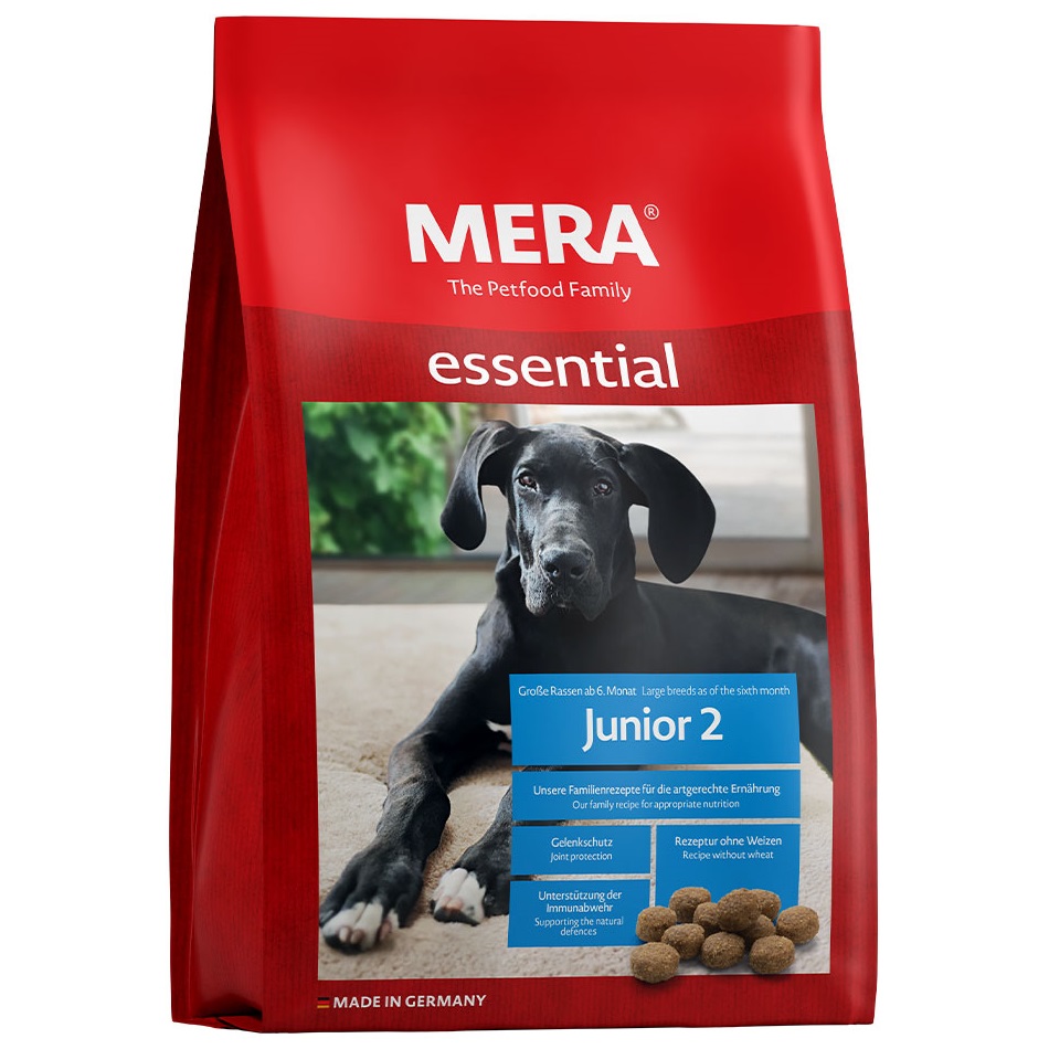 Сухий корм для цуценят великих порід з 6 місяців Mera Essential Junior 2, 12,5 кг (60550) - фото 1