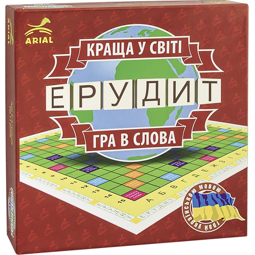 Настольная игра Arial Ерудит-укр. Гра в слова 910107 - фото 1