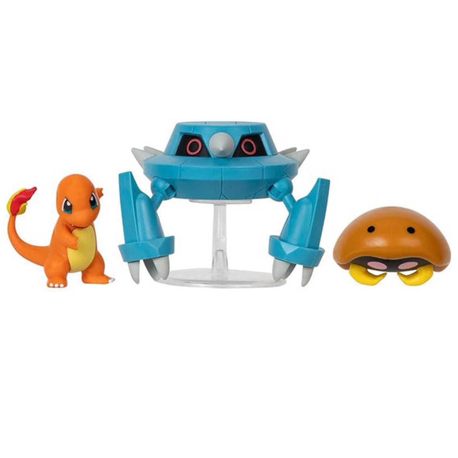 Набор игровых фигурок Pokemon W17 Battle figure Kabuto + Charmander + Metang (PKW3052) - фото 1