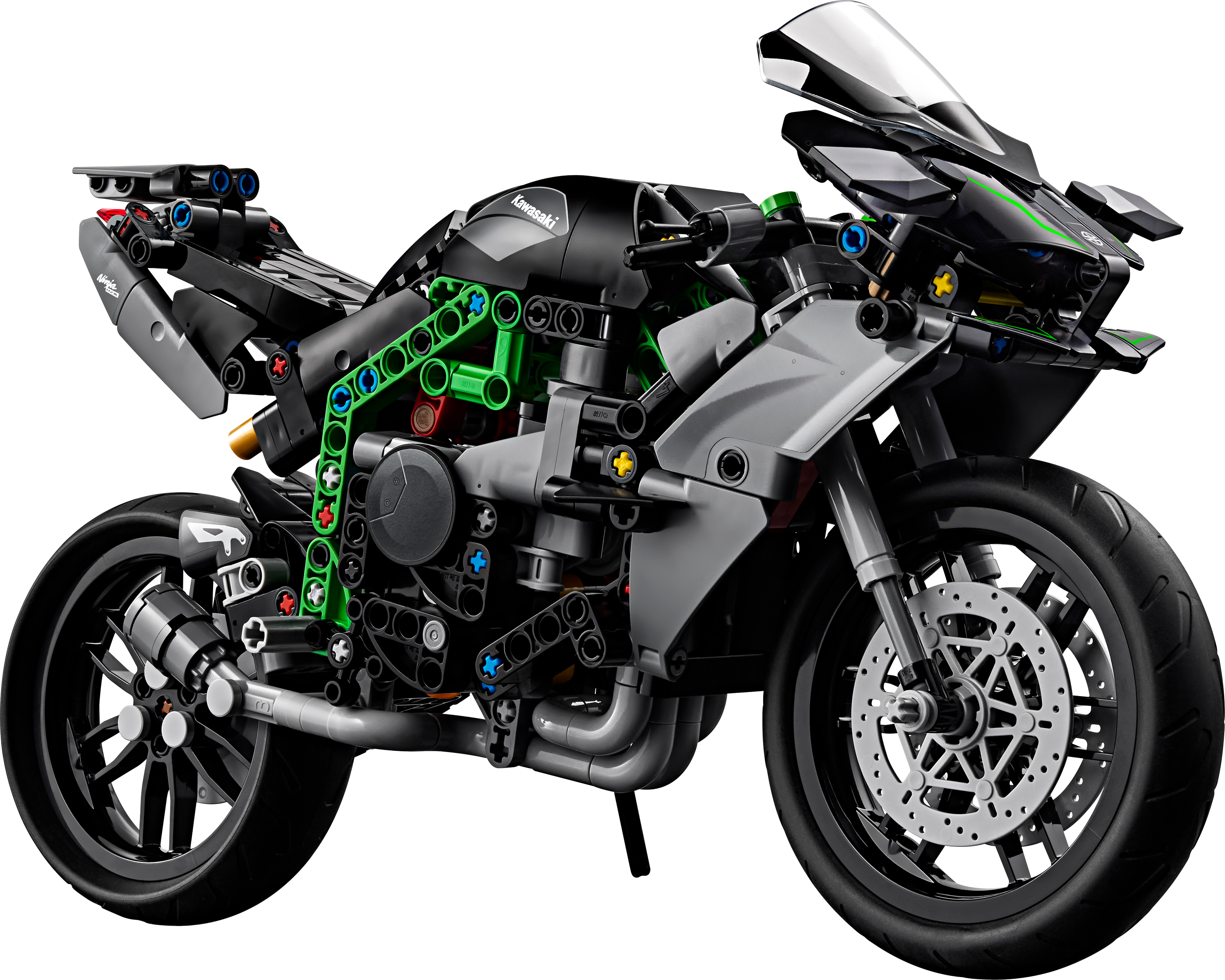 Конструктор LEGO Technic Мотоцикл Kawasaki Ninja H2R 643 деталі (42170) - фото 2