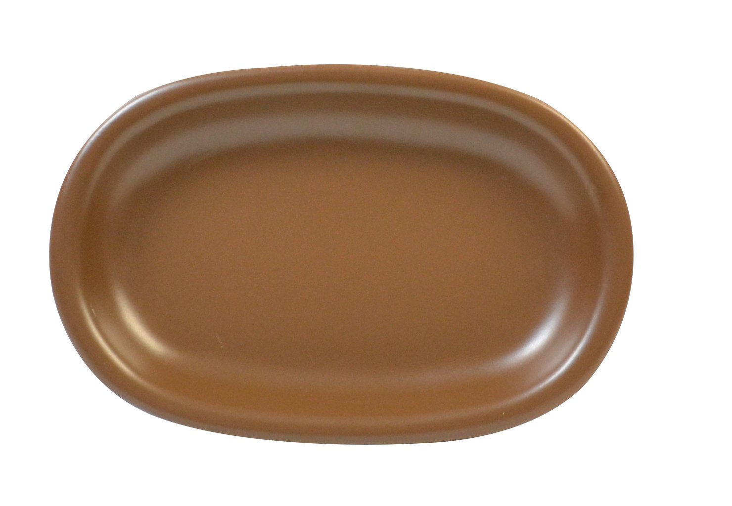 Блюдо овальне Keramia Табако, 22х15х3 см (24-237-046) - фото 1
