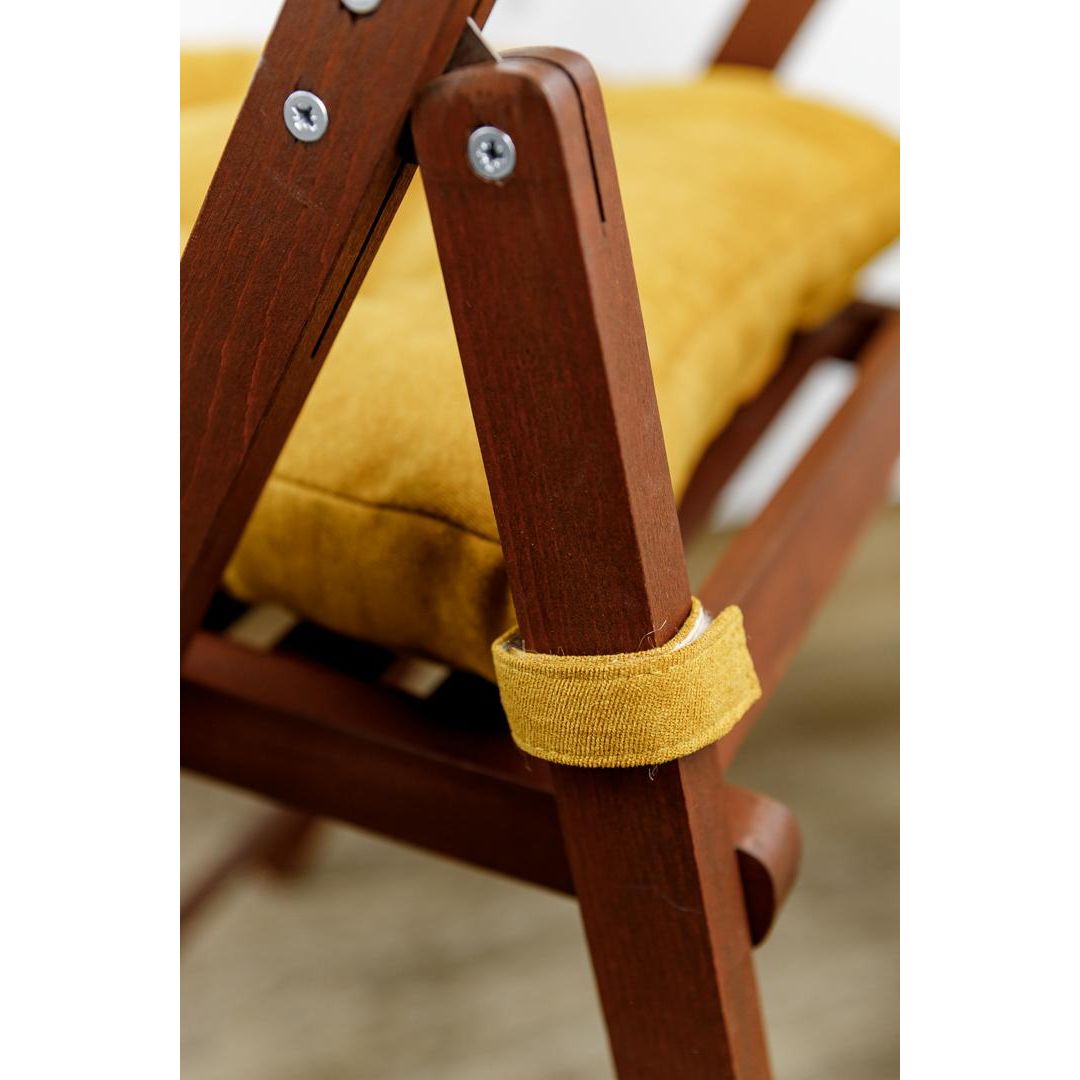 Подушка для стільця Прованс Luis 40х40 см гірчична (33798) - фото 4