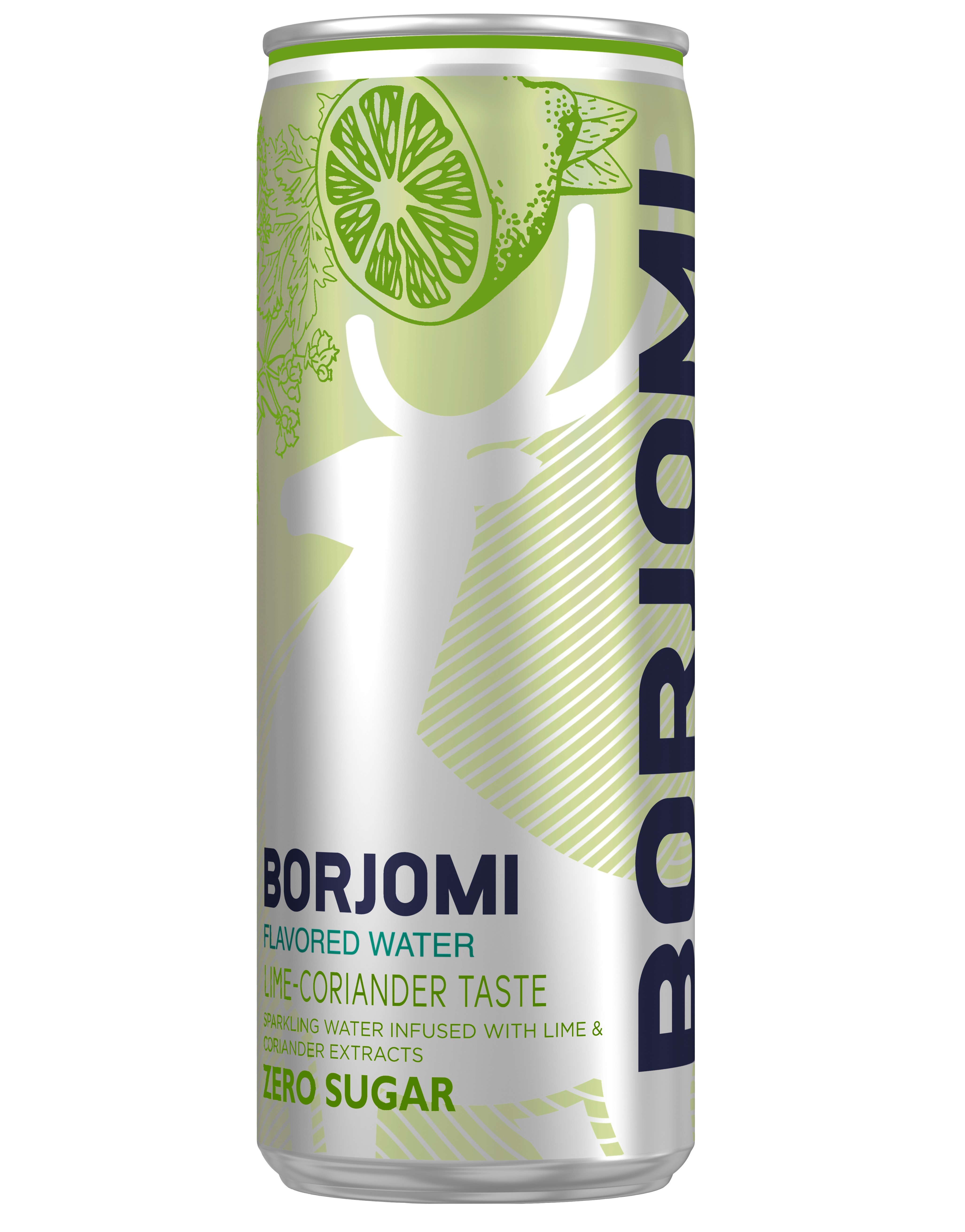 Напиток безалкогольный сильногазированный Borjomi Flavored water Лайм-кориандр ж/б 0.33 л - фото 2