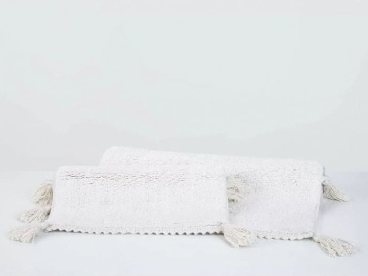 Набор ковриков Irya Benny ekru, 90х60 см и 60х40 см, молочный (svt-2000022275804) - фото 4