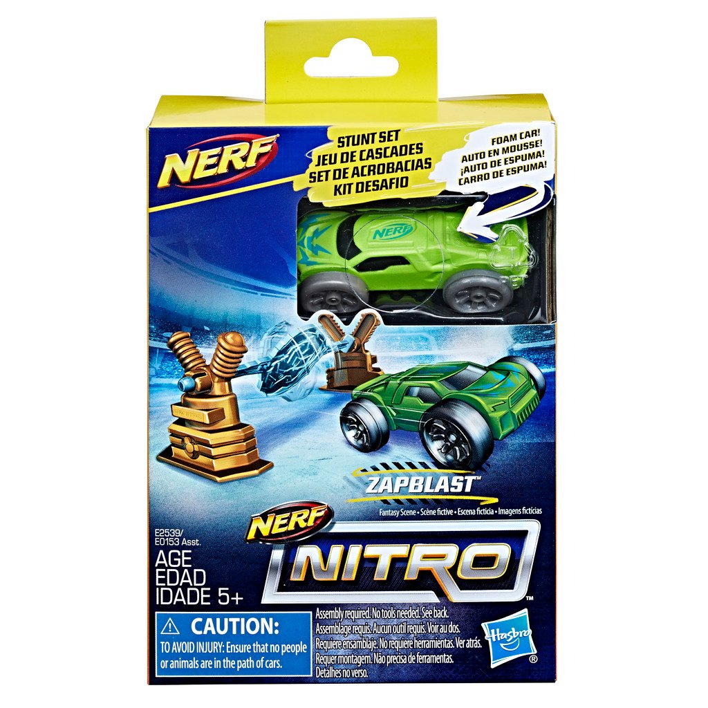 Ігровий набір Hasbro Nerf Nitro Zapblast, з машинкою і перешкодою (E2539) - фото 2