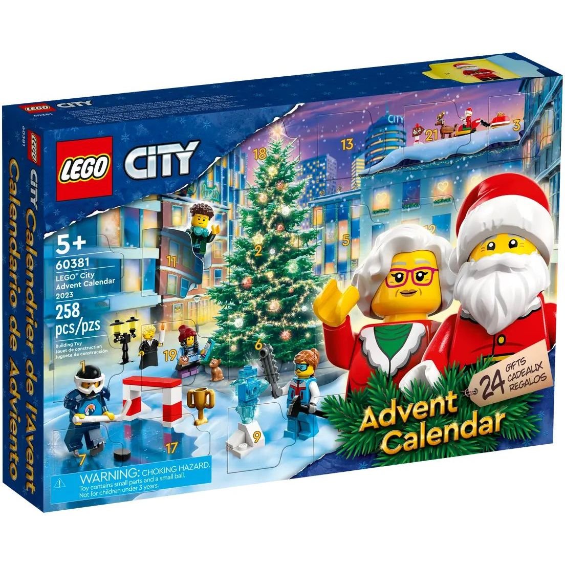 Конструктор LEGO City Новорічний календар 2023, 258 деталей (60381) - фото 2
