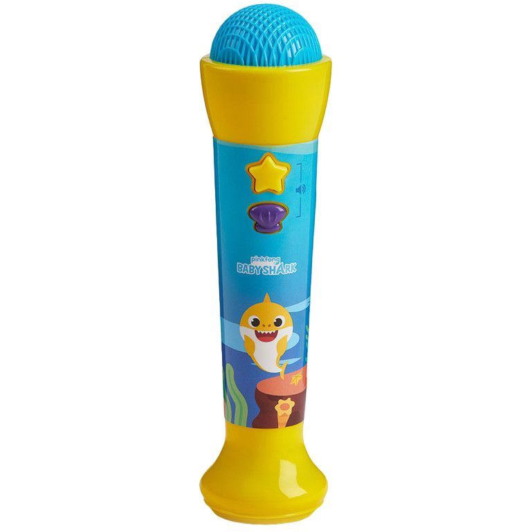Интерактивная игрушка Baby Shark Музыкальный Микрофон, англ. язык (61117) - фото 1
