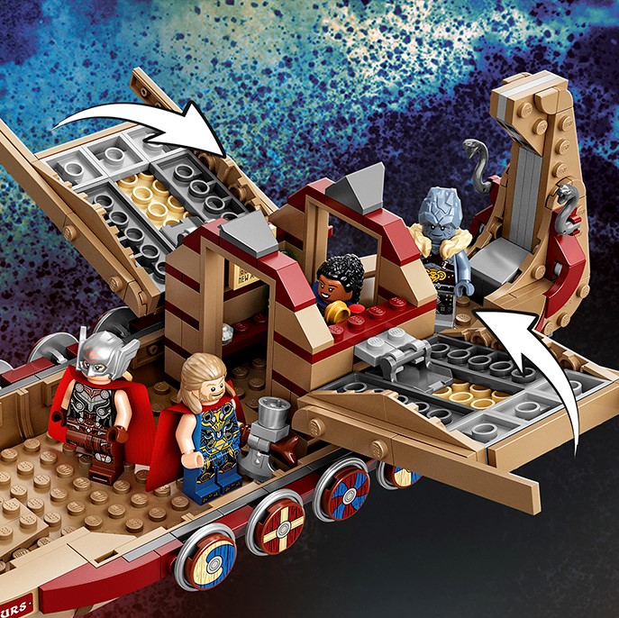 Конструктор LEGO Super Heroes Лодка козы, 564 деталь (76208) - фото 6