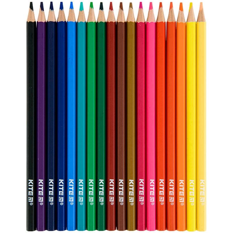 Кольорові олівці Kite Dogs 18 шт. (K22-052-1) - фото 3