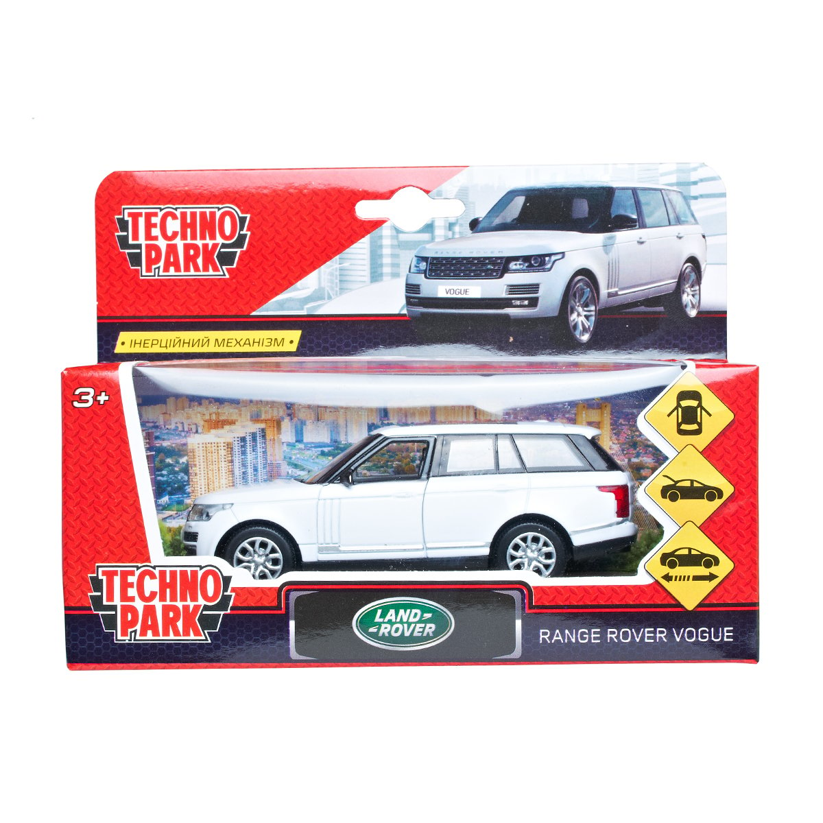 Автомодель Technopark Range Rover Vogue, 1:32, білий (VOGUE-WT) - фото 8