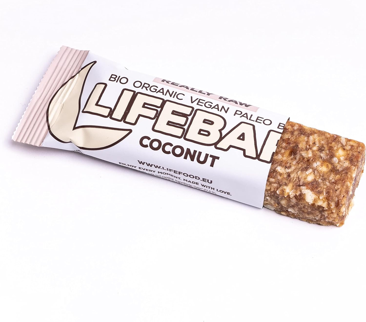 Батончик Lifefood Lifebar енергетичний з кокосом органічний 47 г - фото 2
