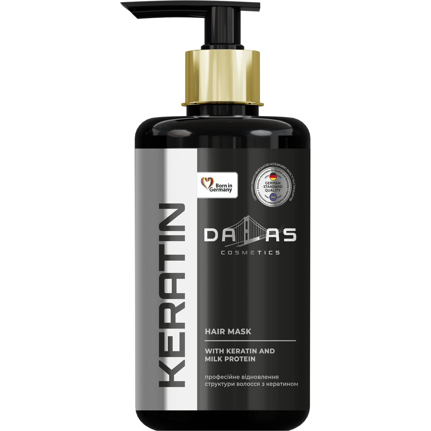 Маска для волос Dalas Keratin с кератином и молочным протеином, 900 мл - фото 1