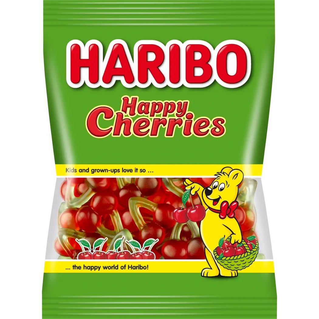 Желейні цукерки Haribo Happy Cherries, 80 г - фото 1