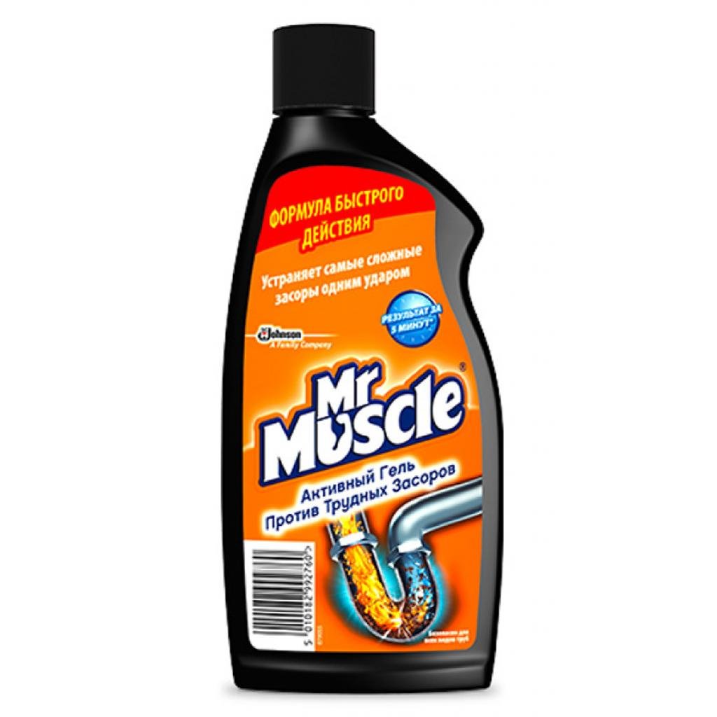 Гель для прочищення труб Mr Muscle, 500 мл - фото 1