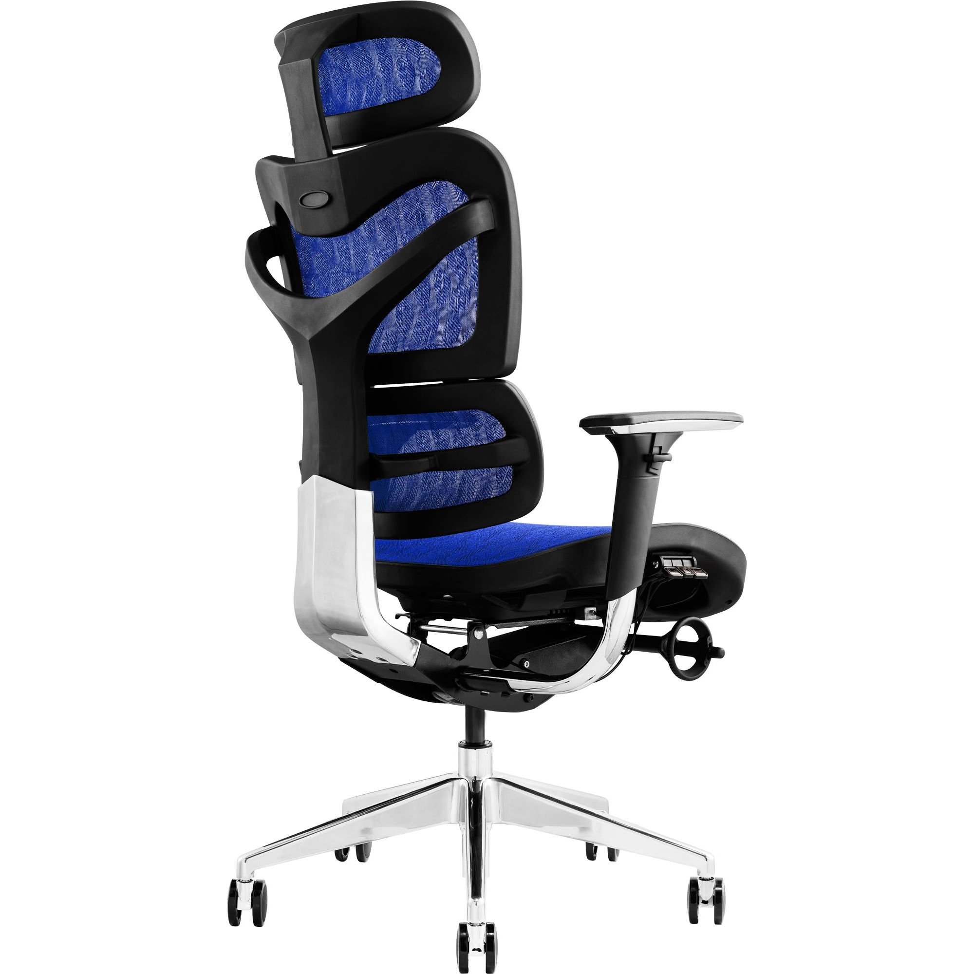 Офисное кресло GT Racer X-702 (W-65-1), синее (X-702 Blue (W-65-1)) - фото 5
