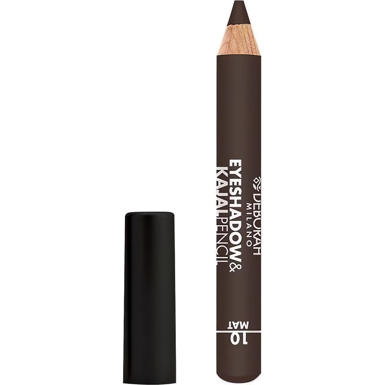 Тіні-олівець для повік Deborah Eyeshadow&Kajal Pencil відтінок 10 Mat Brown 2 г - фото 1