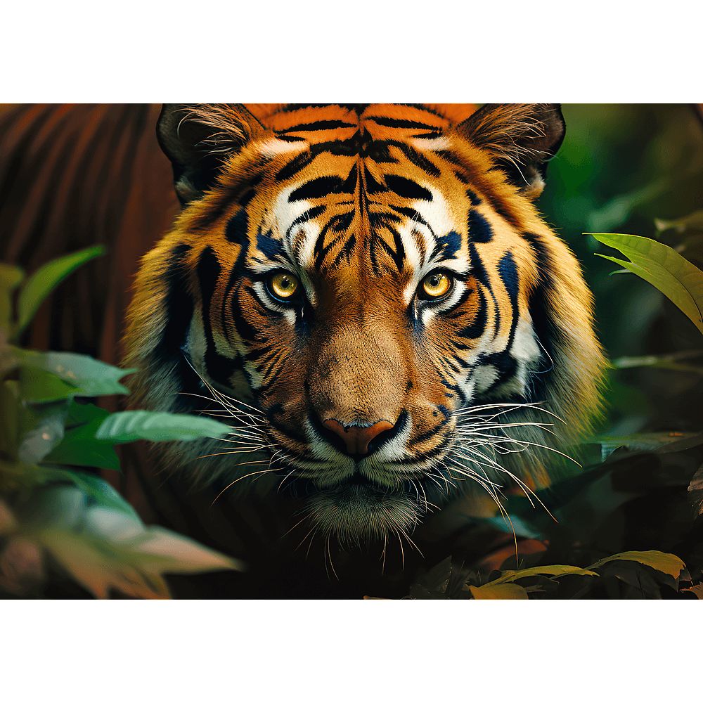 Пазлы Trefl Дикий тигр 1000 элементов - фото 2