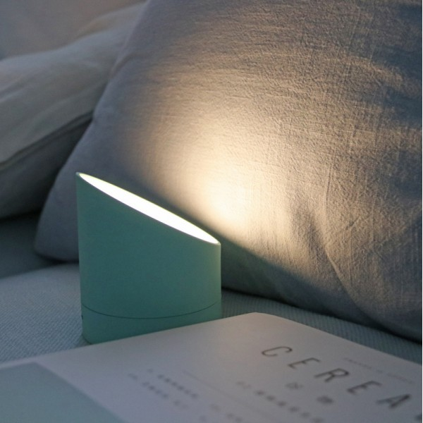 Будильник-лампа Gingko The Edge Light, з регулюванням яскравості, зелений (G001GN) - фото 2