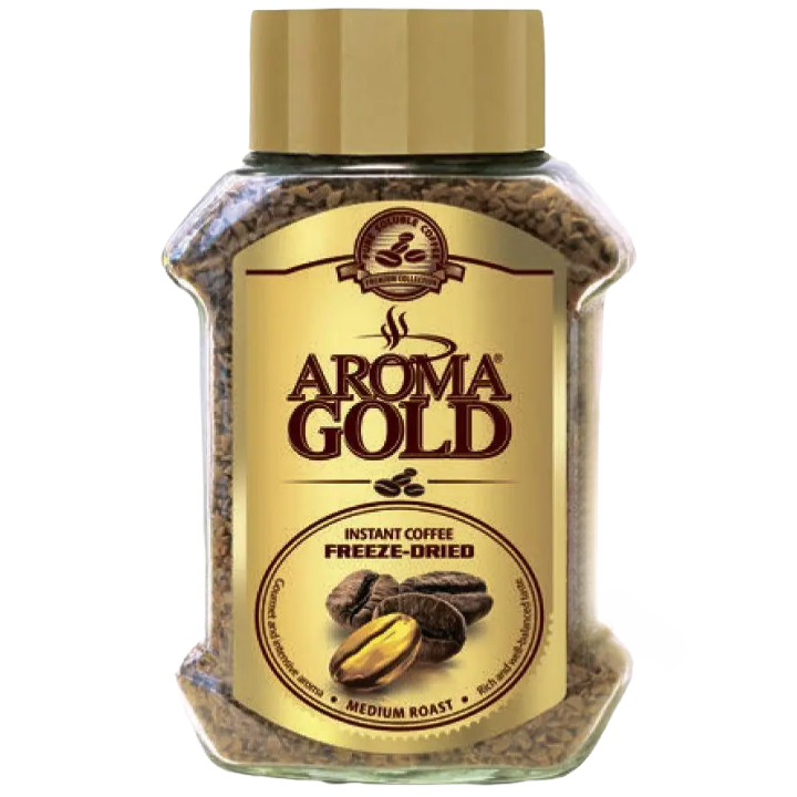 Кава розчинна Aroma Gold, 190 г (895281) - фото 1