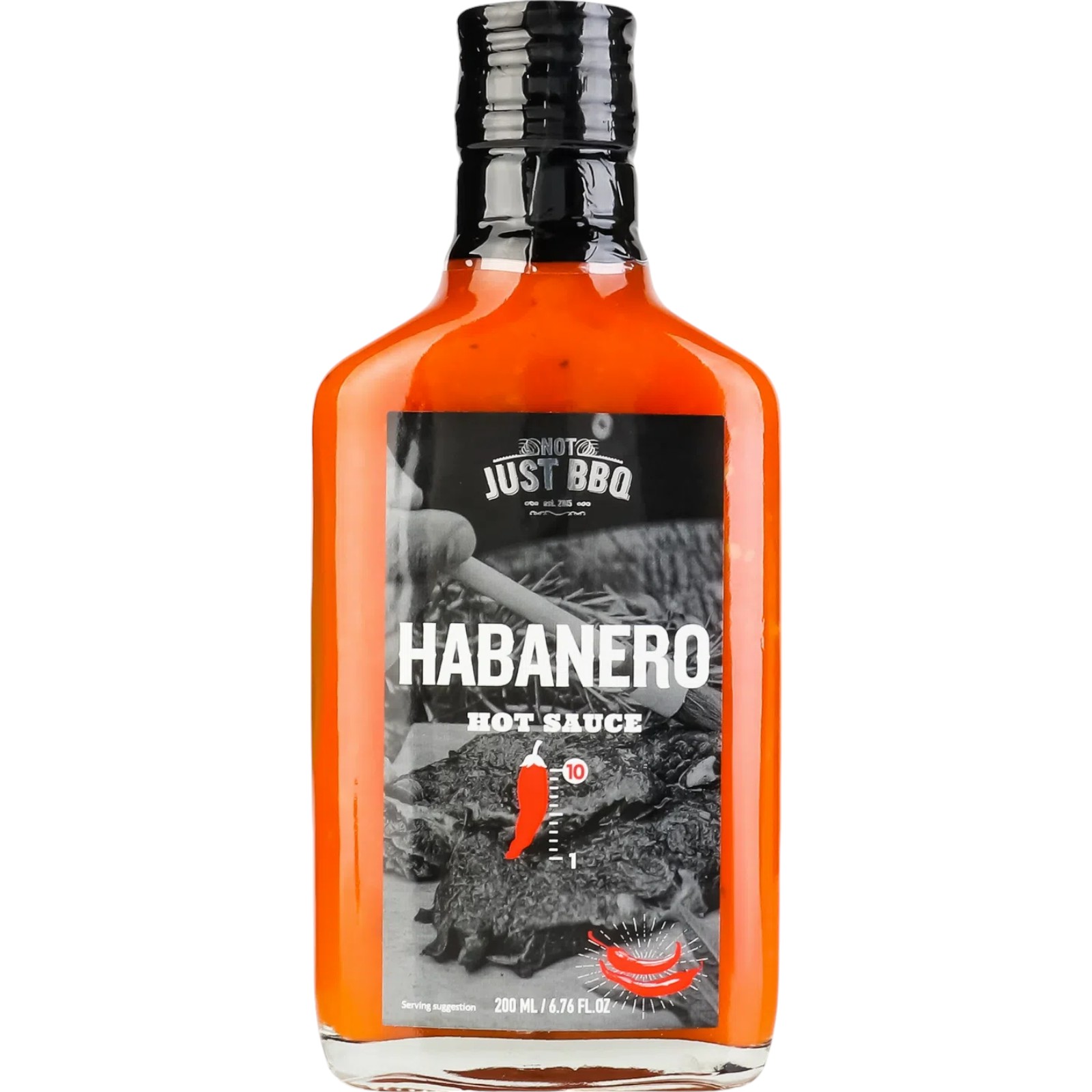 Соус Not Just BBQ Habanero Hot Sauce гострий з перцем хабанеро 200 мл - фото 1