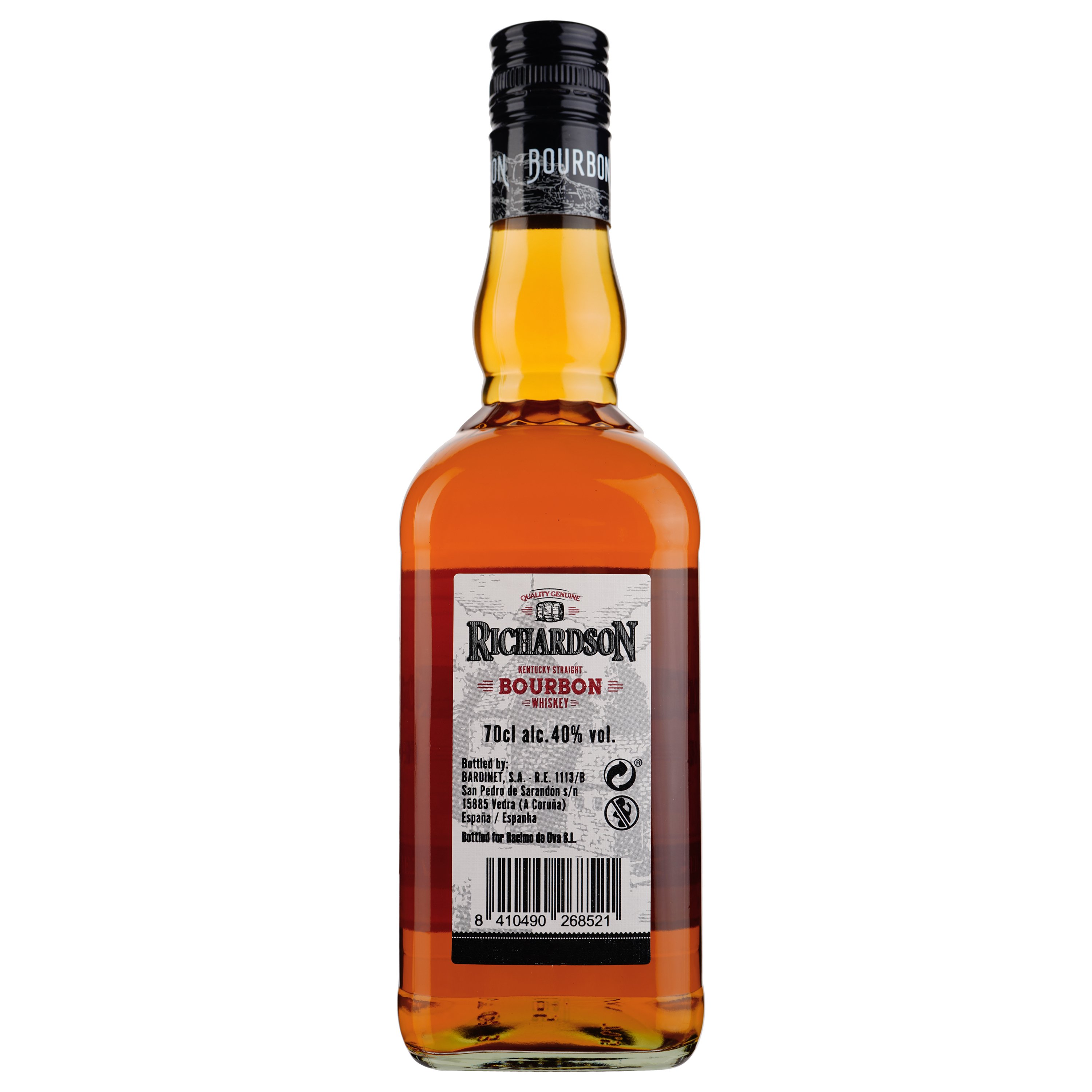 Бурбон Richardson Kentucky Straight Bourbon Whiskey 40% 0.7 л - фото 2