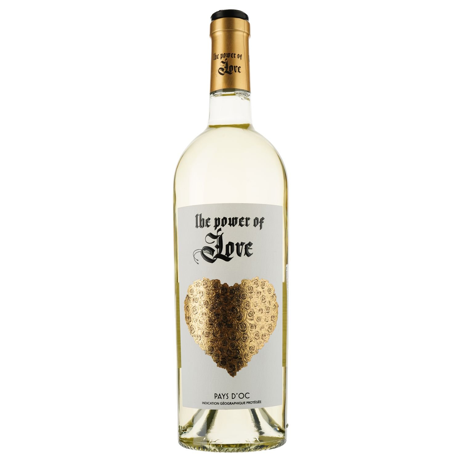 Вино Power Of Love Blanc IGP Pays D'Oc, белое, сухое, 0,75 л - фото 1