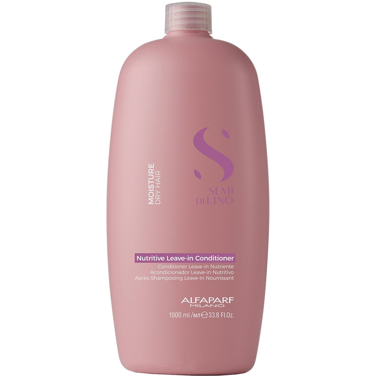 Незмивний кондиціонер Alfaparf Milano Semi Di Lino Moisture Nutritive Leave-In Conditioner, 1000 мл - фото 1