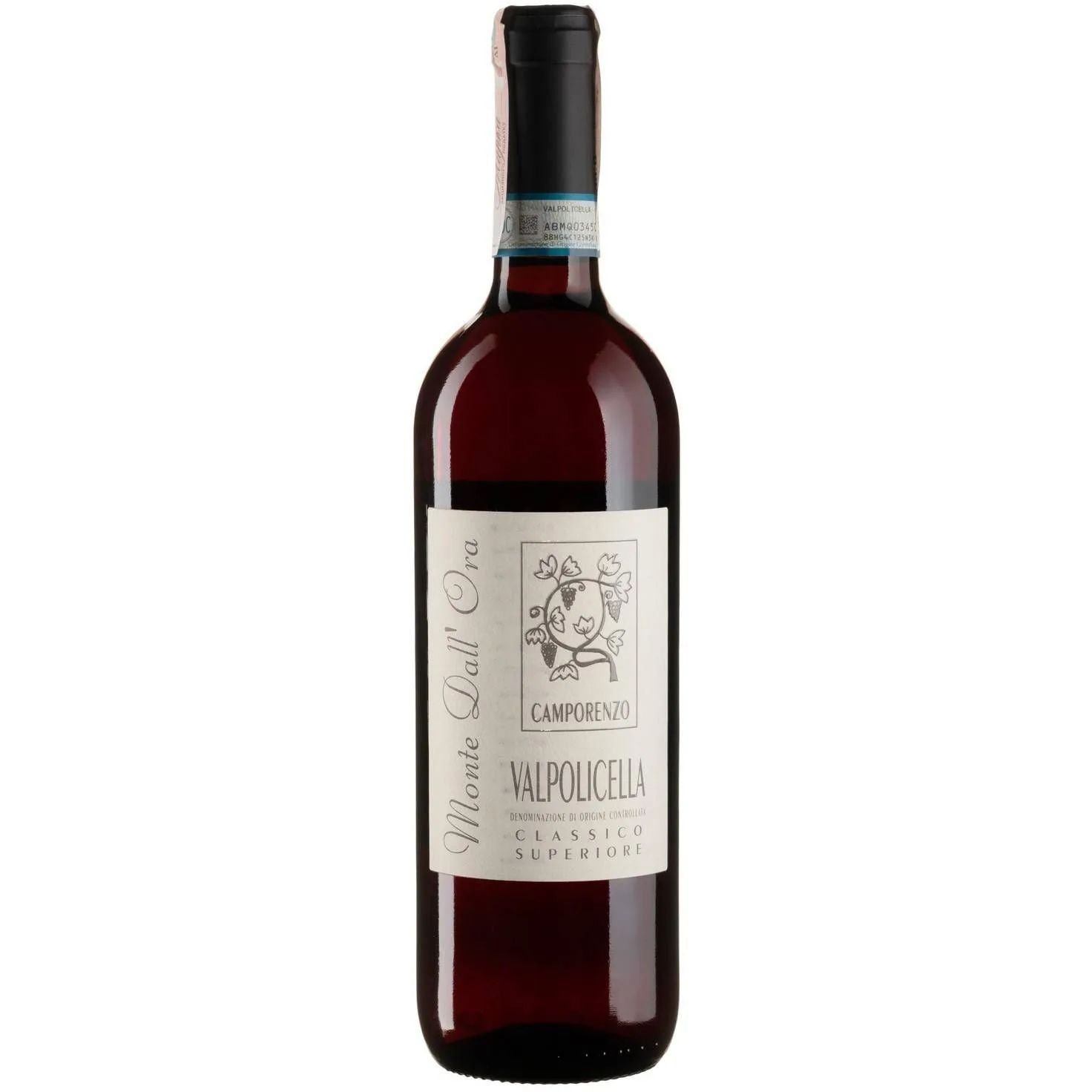 Вино Monte Dall'Ora Valpolicella Classico Superiore Camporenzo 2019 красное сухое 0.75 л - фото 1