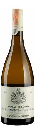Вино Domaine Comtesse de Cherisey Puligny-Montrachet 1er Cru Hameau de Blagny 2018, белое, сухое, 12,5%, 0,75 л - фото 1
