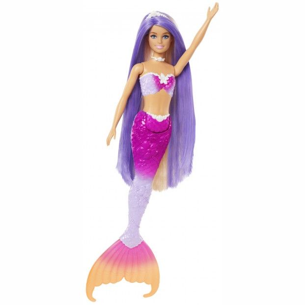 Кукла-русалка Barbie Dreamtopia Цветная магия (HRP97) - фото 5