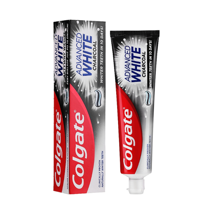 Зубна паста Colgate Advanced White Charcoal, 100 мл - фото 1