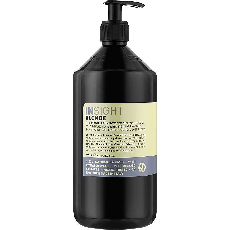 Шампунь для холодних відтінків Insight Blonde Cold Reflections Brightening Shampoo 900 мл - фото 1