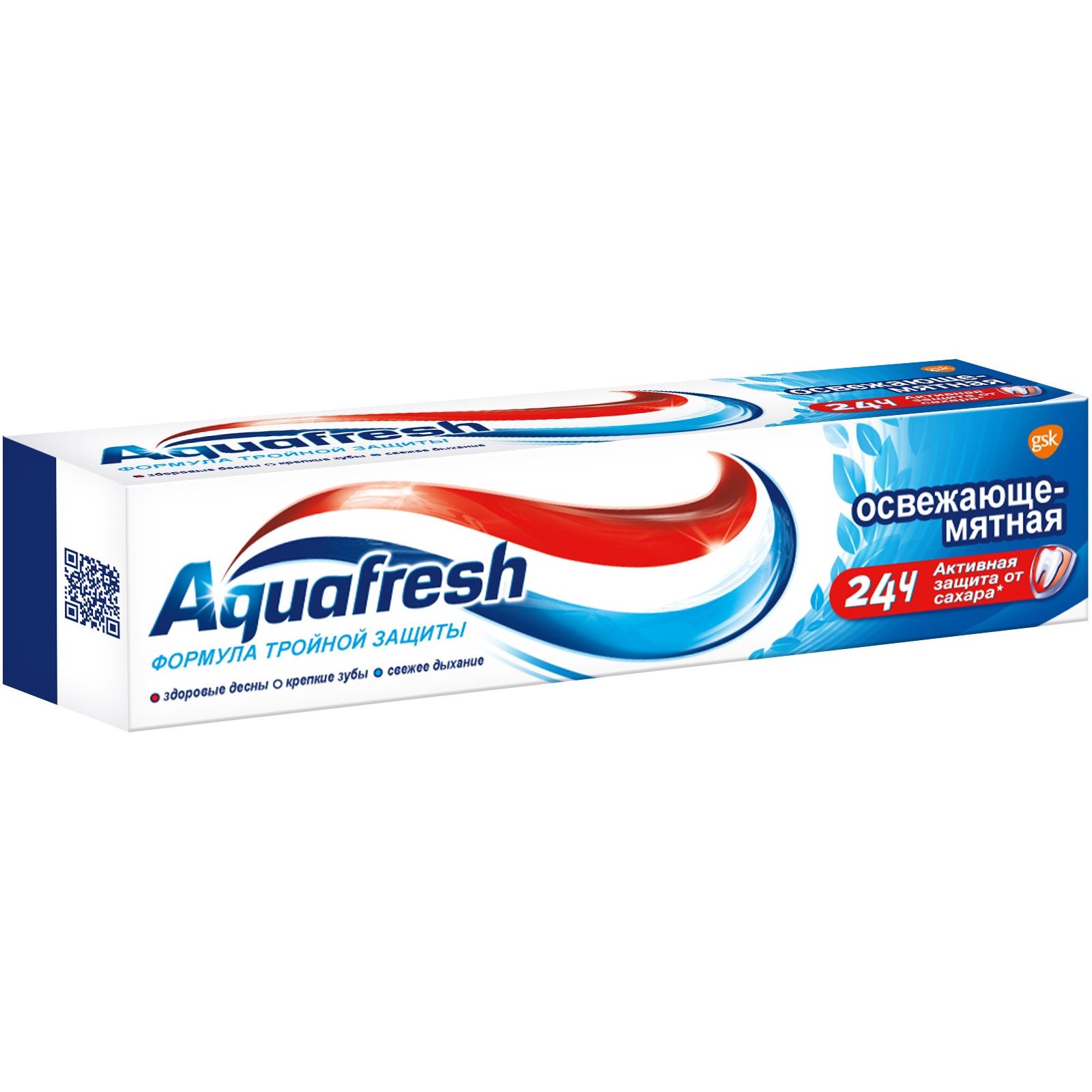 Зубная паста Aquafresh Освежающе-мятная семейная 100 мл - фото 4
