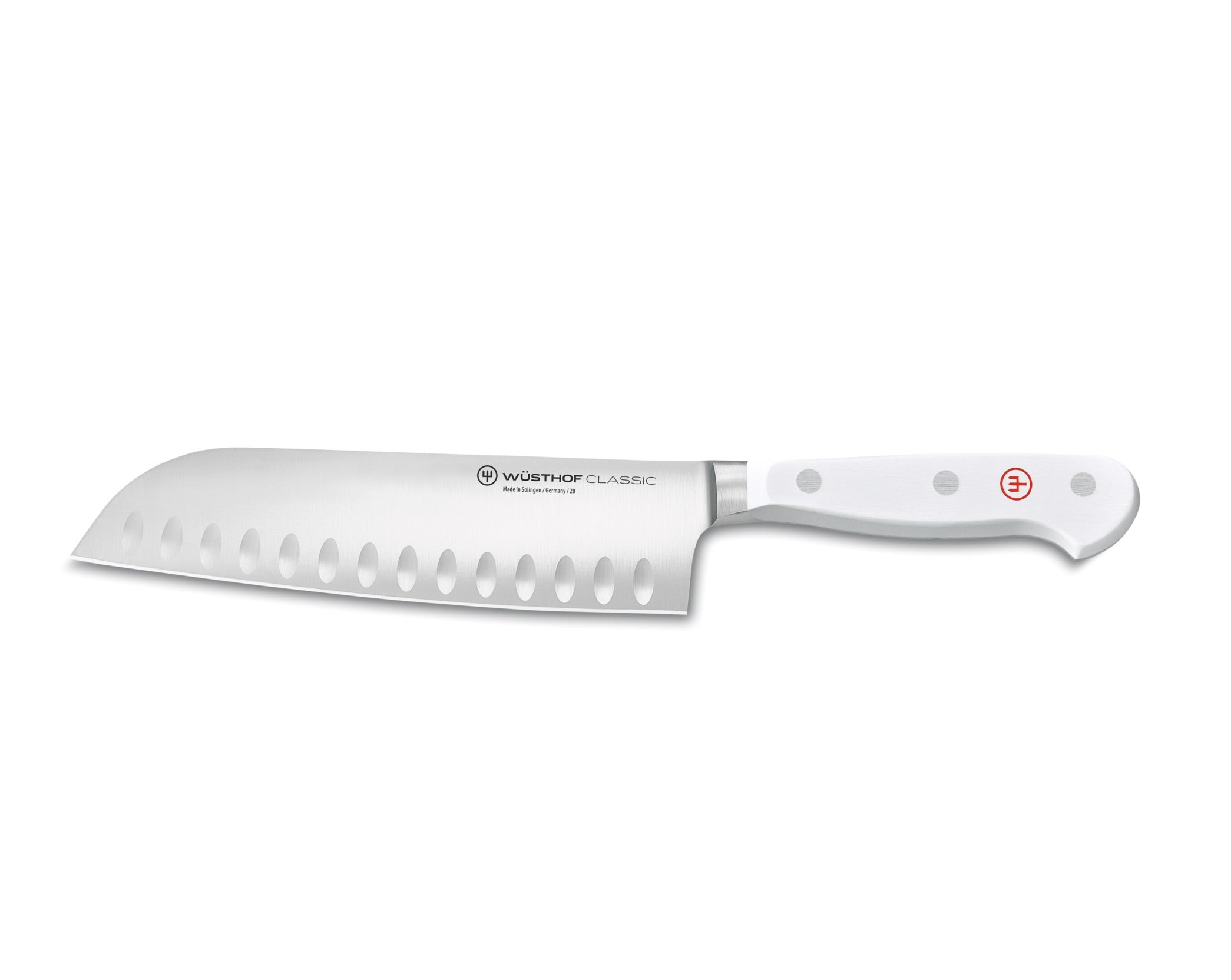 Блок с ножами, заточкой и ножницами кухонными Wuesthof Classic White, 7 предметов (1090270601) - фото 4