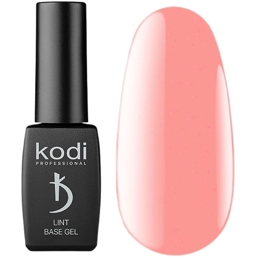 Базове покриття для гель-лаку Kodi Lint Base Gel Peach 12 мл - фото 1