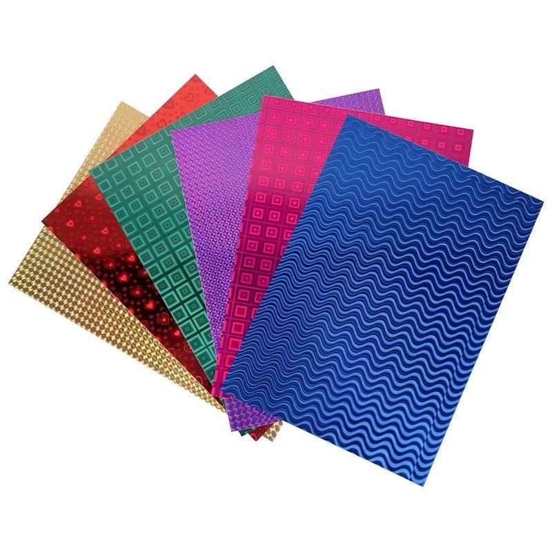 Картон кольоровий Kite голографічний А4 6 аркушів 6 кольорів (K22-421) - фото 2