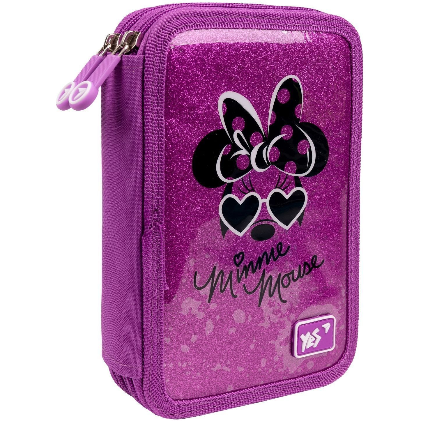 Пенал жесткий Yes HP-01 Minnie Mouse, 13х21х4 см, розовый (533102) - фото 1